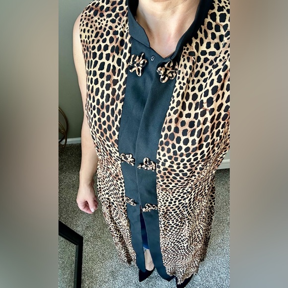 Joseph Ribkoff Leopard Print Cardigan - Picture 3 of 4